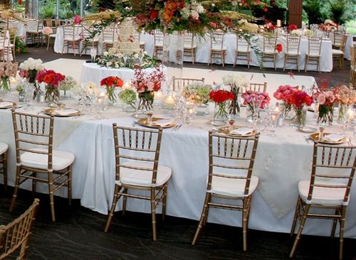 White resin chair with padded seats